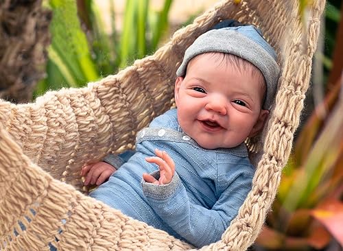 Miniatura 4 de Cloth Body Silicone 20inch Reborn Toddler Boy Doll Premie Baby Genesis Hand Painted Doll Cute Lifelike Silicone Doll Babies Accessories Gift for Kids