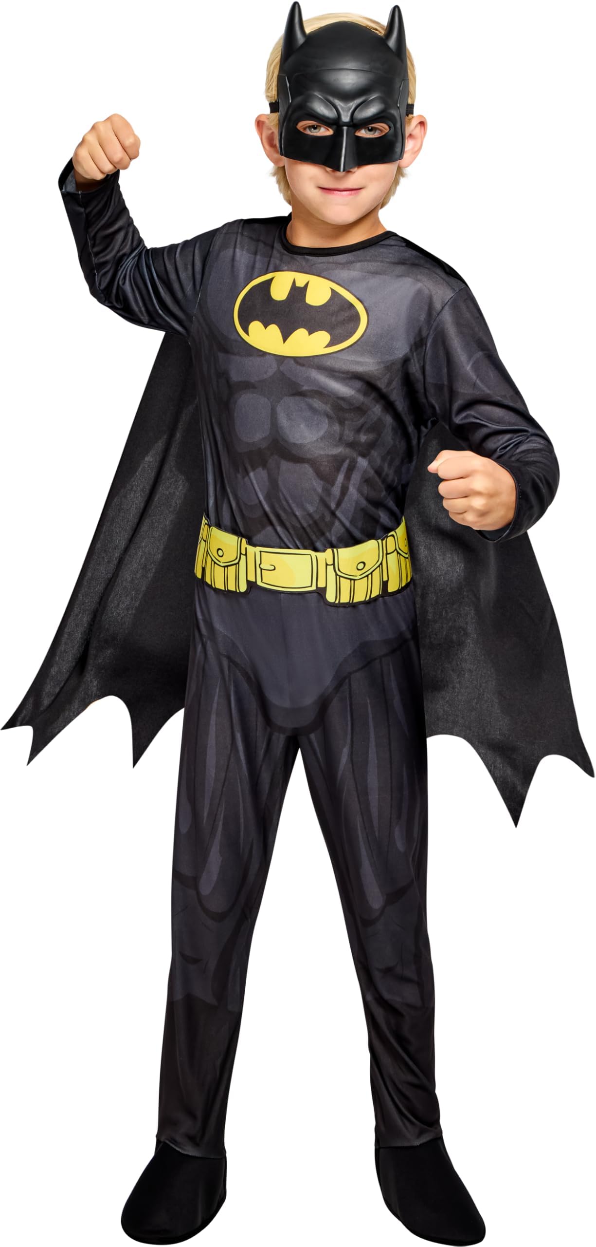 Rubie'S Costume Boys Dc Comics Batman Costume, Small, Multicolor