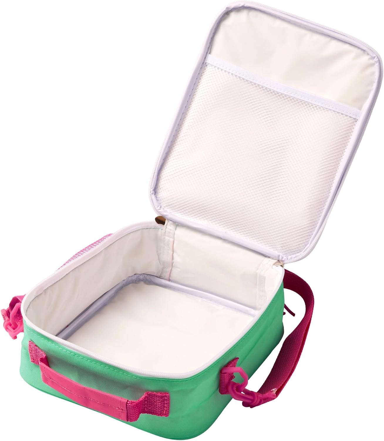 Tinc Kids Insulated Lunch Bag for Boys & Girls With Adjustable Strap & Bottle Holder | Water Resistant Leakproof Cooler Bag for School or Home - Mintee, Mint Green & Pink