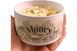FunkyFrankie Money Magnet Candle with 24K Gold Cash Surprise of $2 to $2,500