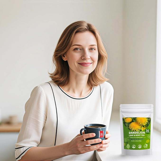 Té de Diente de León en Saquitos, 100 Unidades, Apoyo Hepático miniatura 7