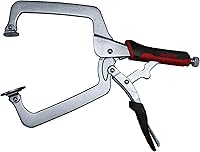 Vista 2 de Milescraft 4002 6" Faceclamp - Para carpintería, agujero de bolsillo, soldadura y más, plata