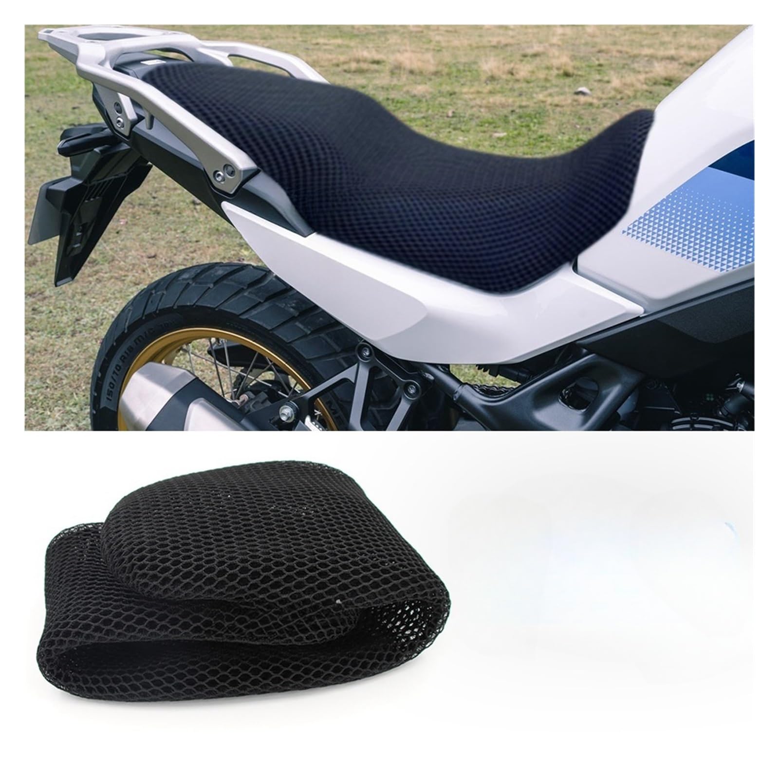 Moto Sedile Cuscino Transalp XL750 2023 Accessori Coprisella Moto 3D Traspirante Protezione Sella Cuscino Per Hon&da XL 750 Transalp Coprisedili