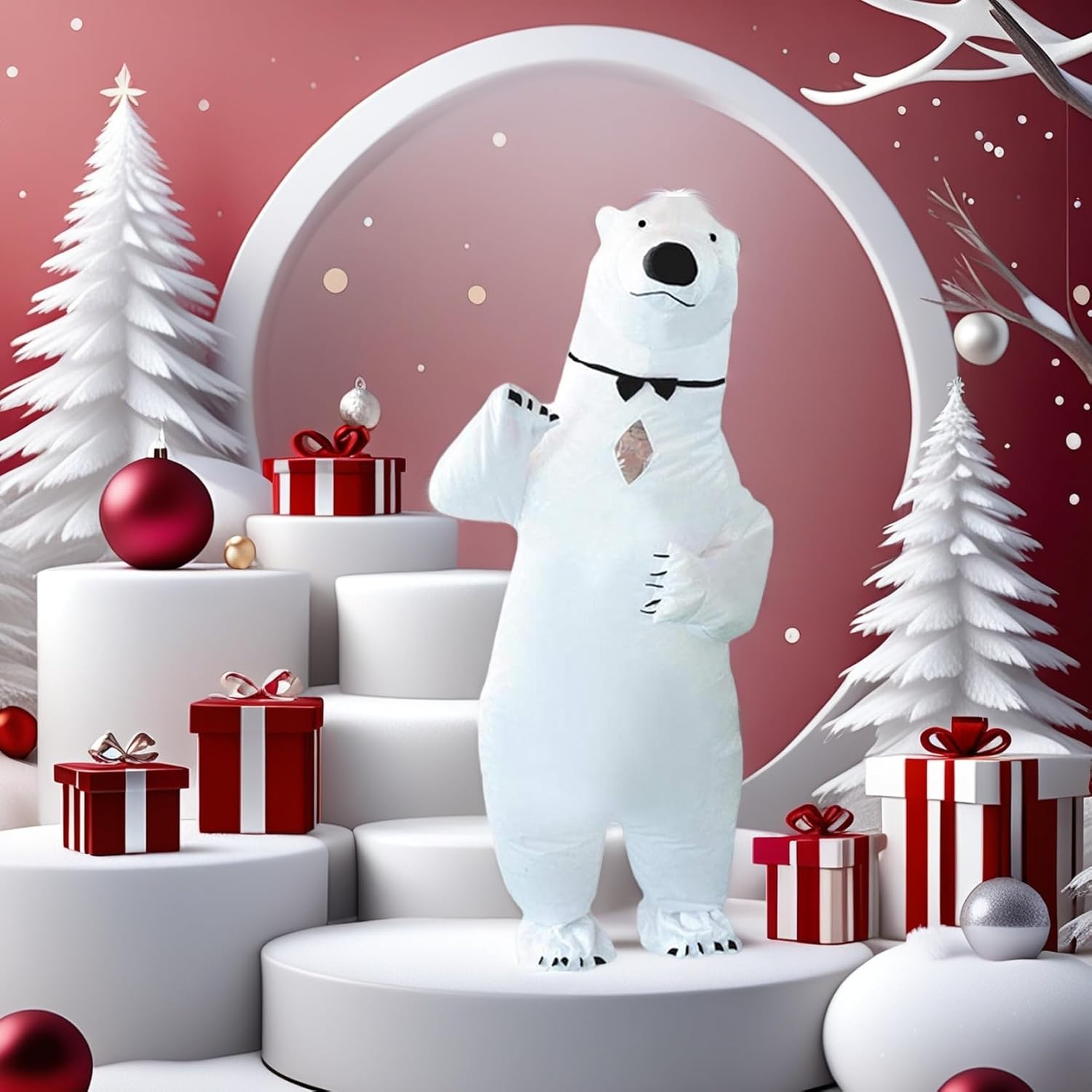 Inflatable Costume Adult Halloween Inflatable Costume Blow Up Suit for Women - Image 2