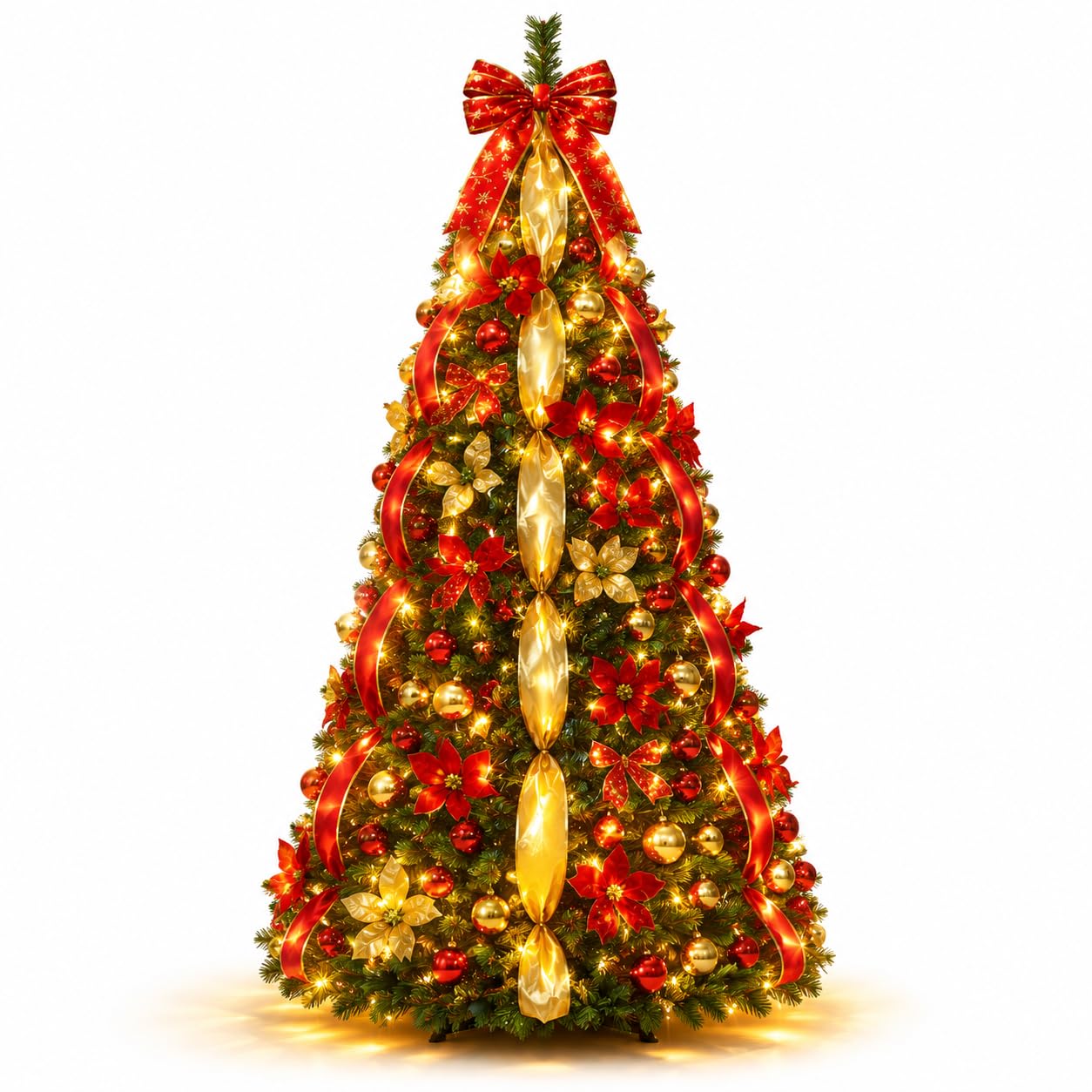 7FT Pop Up Christmas Tree with LED Lights