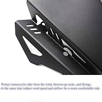 Vista 3 de Parabrisas de aluminio para motocicleta Yamaha FZ07 FZ-07 MT07 MT-07 2018 2019 2020