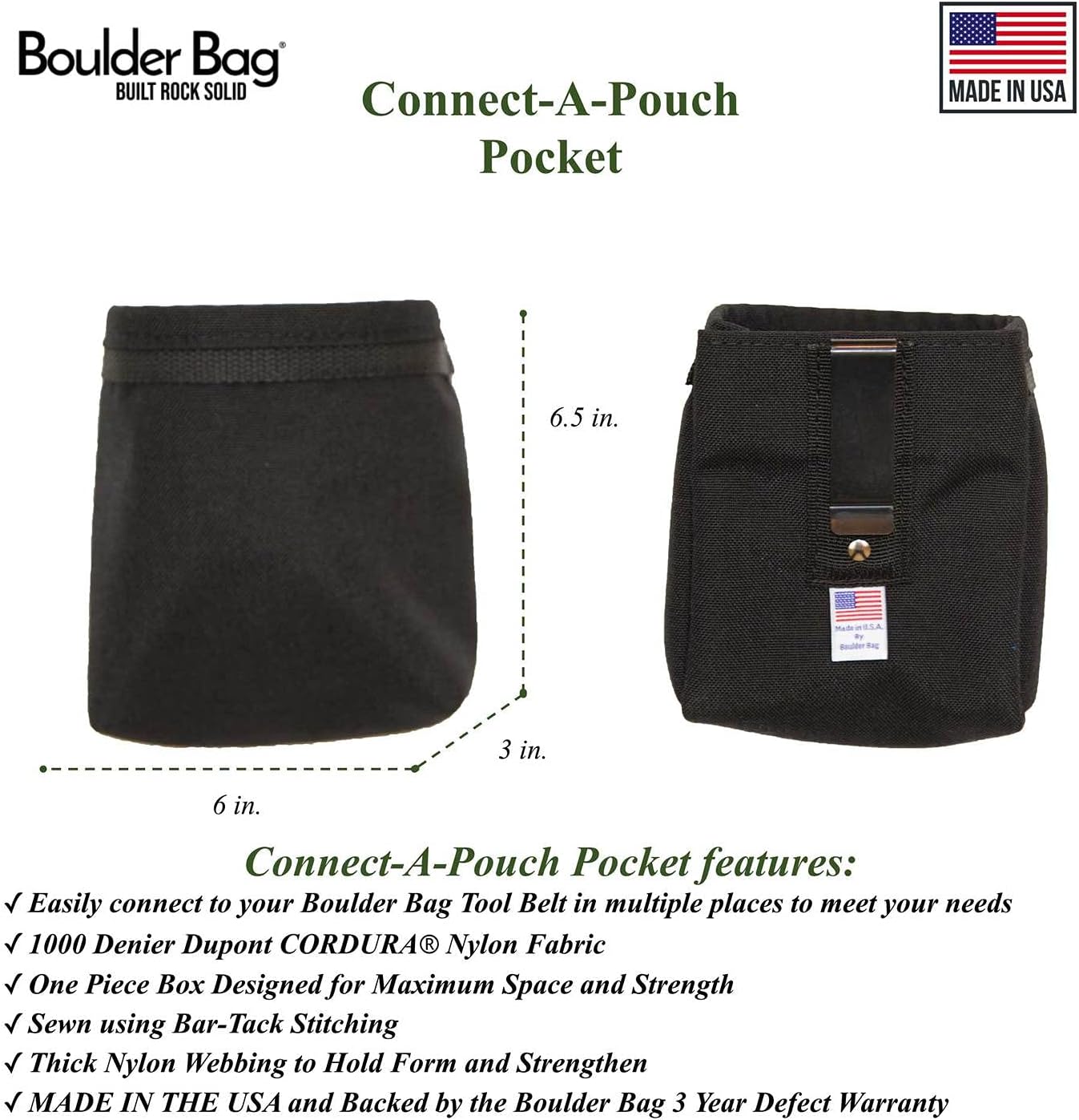 BOULDER BAG Ultimate Connect-A-Pouch - ULT655