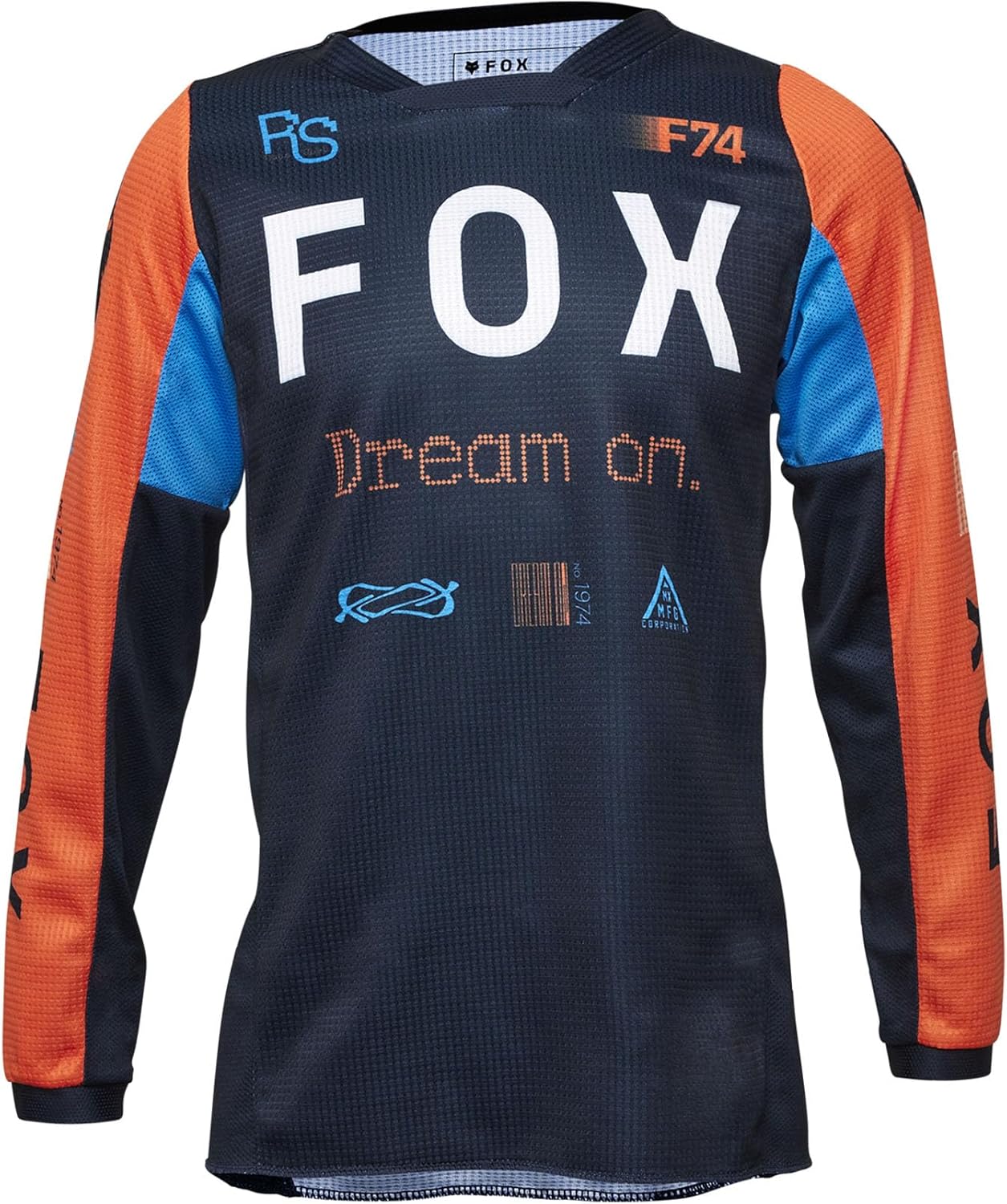 Fox Racing Youth 180 Motocross Dirt Bike Jersey, Midnight Race Spec, X-Large