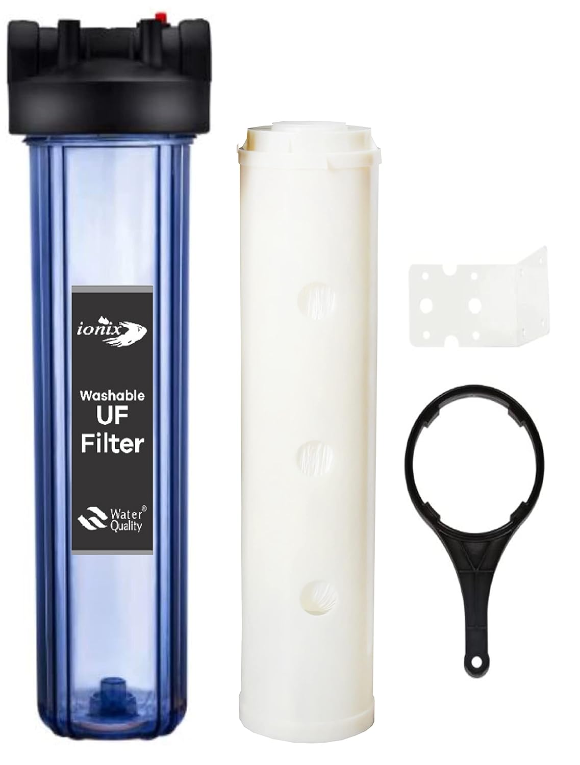 Ionix Clear Washable UF Cartridge Water filter for Overhead tank