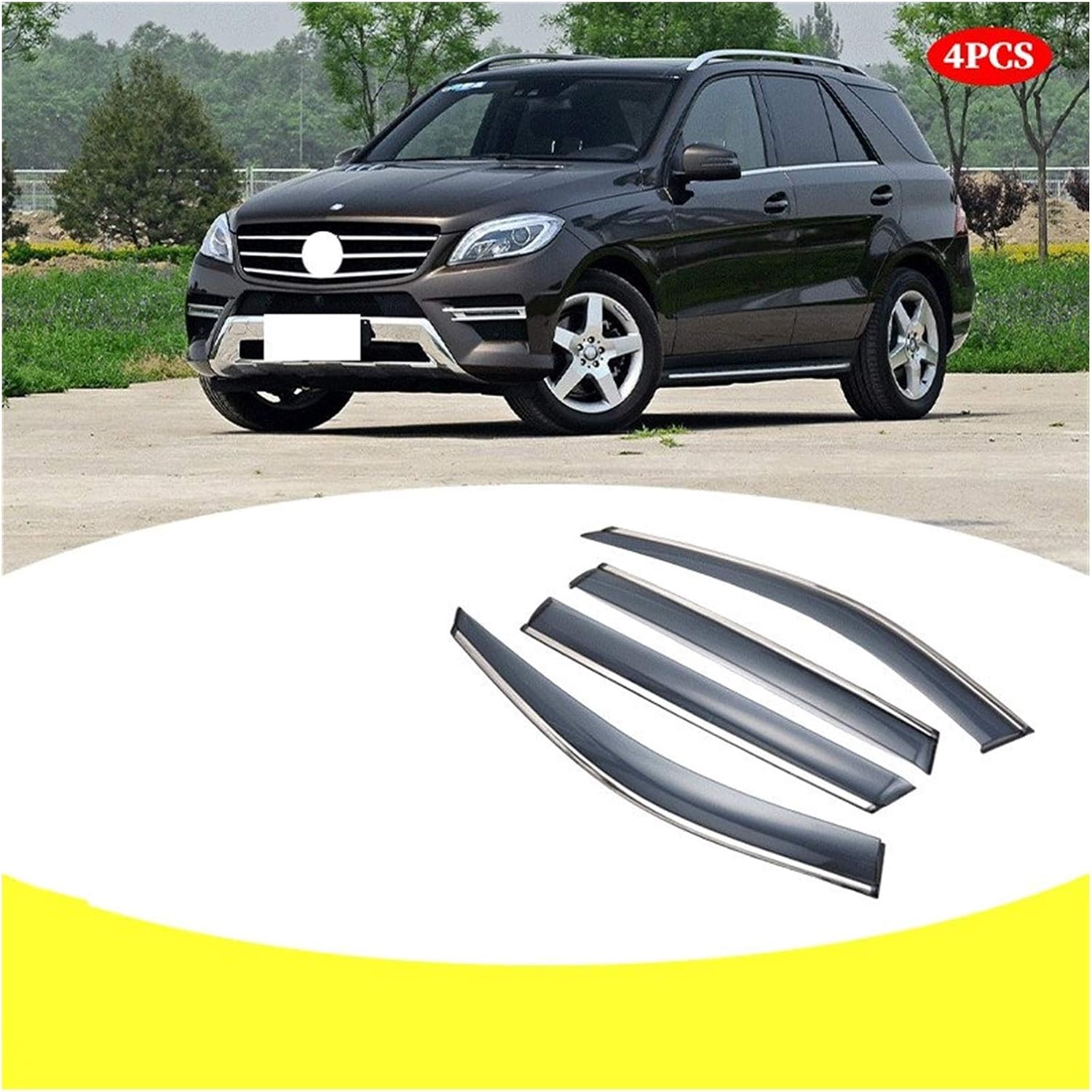Wind Deflectors For Mercedes Benz W164 W166 ML CLASS ML300 ML400 ML350