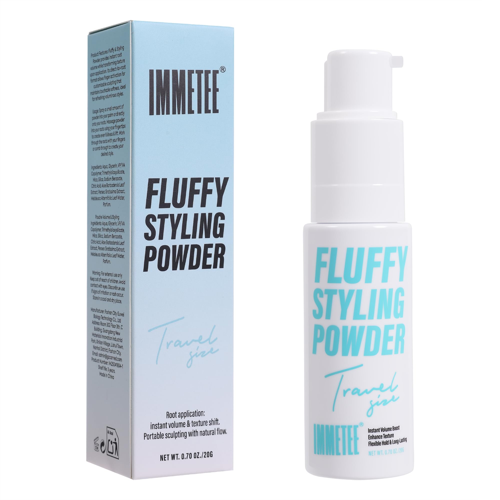 immetee Texture Powder Texture Volume for Men and Women Root Lifting Hair and Styling for All Hair Types