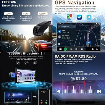 Android ステレオサポートAutolink 2D のために Skoda Superb 3 2015-2019 マルチメディア画面ビデオBluethプレーヤFm受信機ミラリンク,Hリトラクタブルタッチスンサポミ付き,Fm, 4 コア 4G+64G