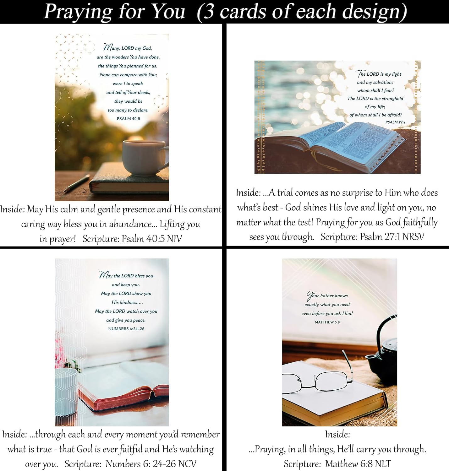 72 count All Occasion Christian/Religious Greeting Card Assortment w/Scripture ~ DS ~ 6 FREE Cards w/purchase