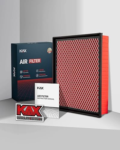 Miniatura 61 de KAX Filtro de aire de motor premium, GAF041 (CA9401) Reemplazo para filtro de motor Ram 1500 2500 3500, vida útil 200% más larga