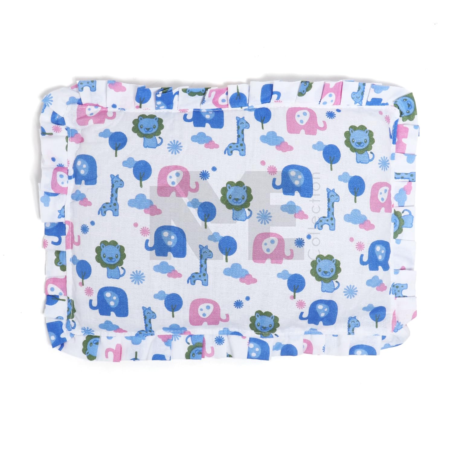 NME COLLECTION Baby Pillow for Newborns with Mustard Seed Filling | Rai Head Shaper Pillow for Infants | Neck Support Pillow 0-12 Months |Sleep Essentials for Your Little One (Lion)