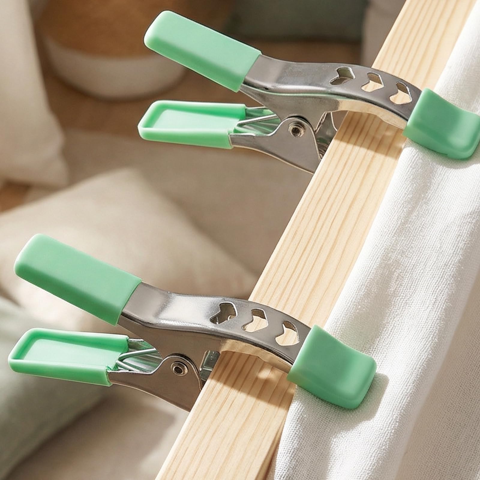 20 morsetti a molla da 15,2 cm, clip a molla in metallo resistente con apertura a ganascia larga 6 cm e manico antiscivolo per lavorazione del legno, teloni da campeggio e artigianato fai da