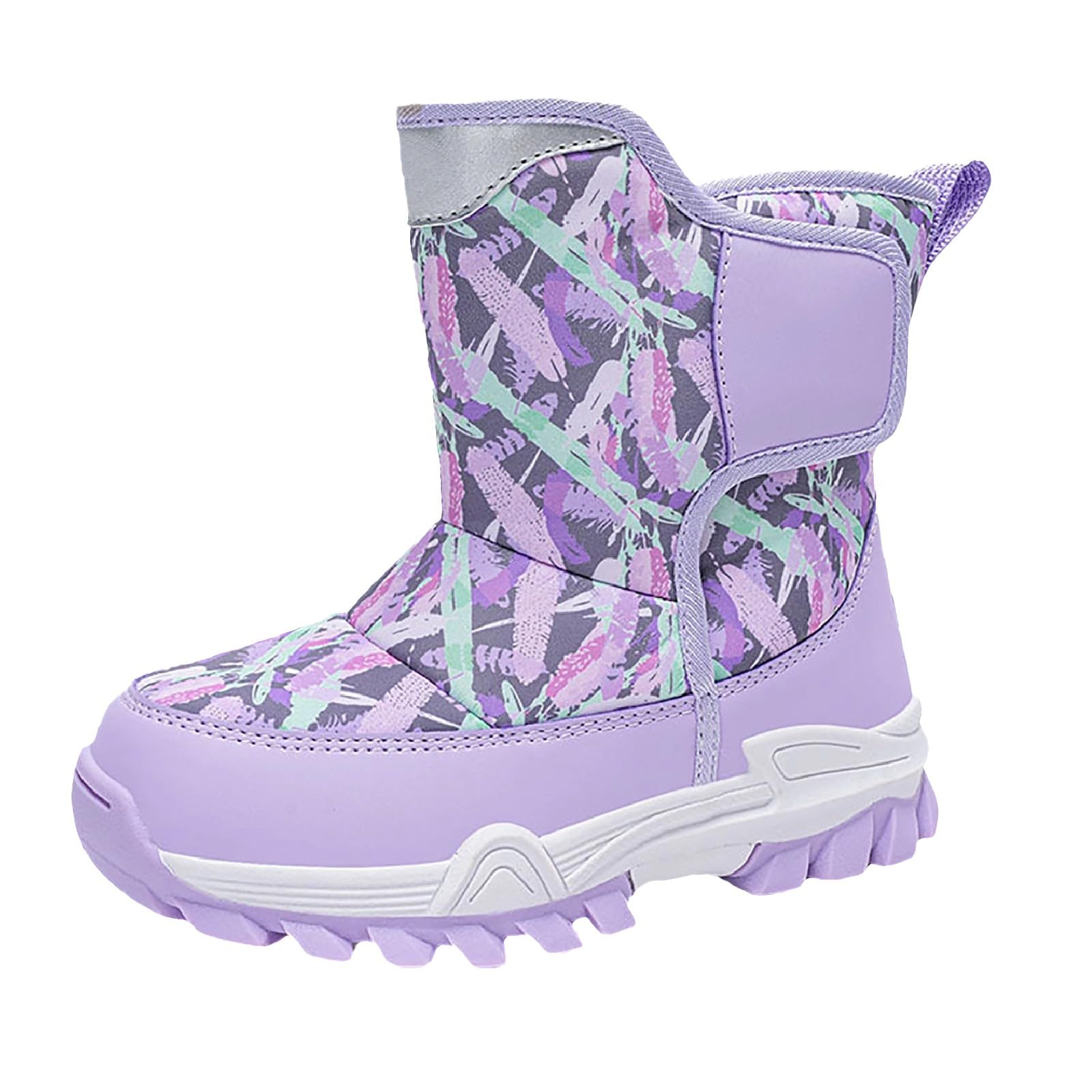 Generisch Stivali da neve per bambini, invernali, caldi, imbottiti, antiscivolo, per attività all'aria aperta, per attività all'aria aperta, per snowboot, comodi stivali termici