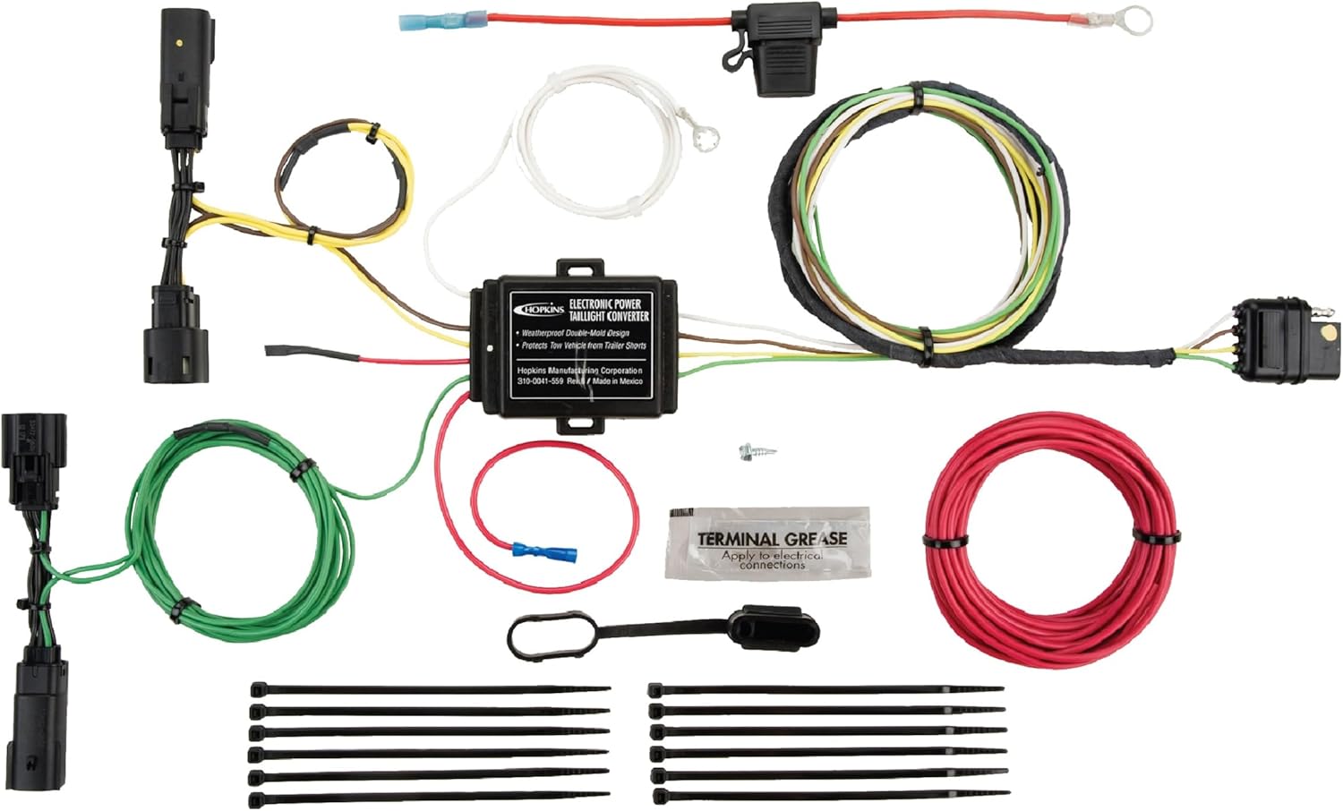 Hopkins Towing Solutions 41164 Plug-In Simple Wiring Kit, Compatible With 2015-2022 Chevrolet Colorado (without tow package), 2015-2024 GMC Canyon (without tow package)