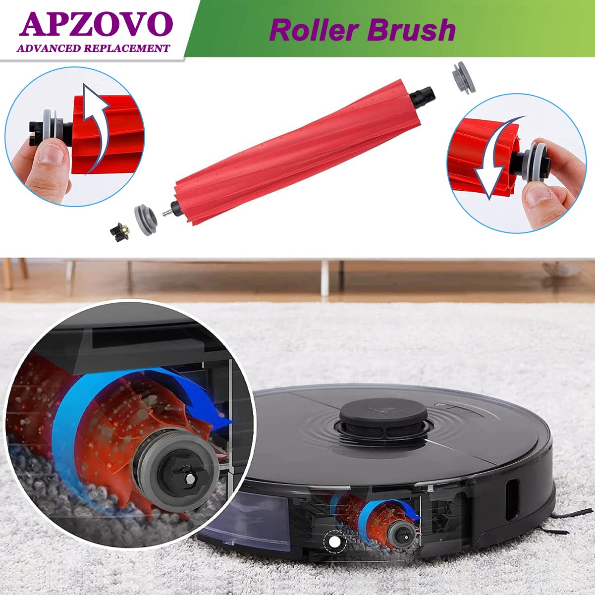 Roborock S7 Ersatzteile Set - 13-teiliges Wartungskit Mit Bürsten Und Filtern