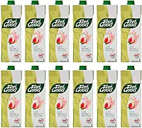 Kit 12 Chá Branco Sabor Lichia Feel Good Caixa 1l