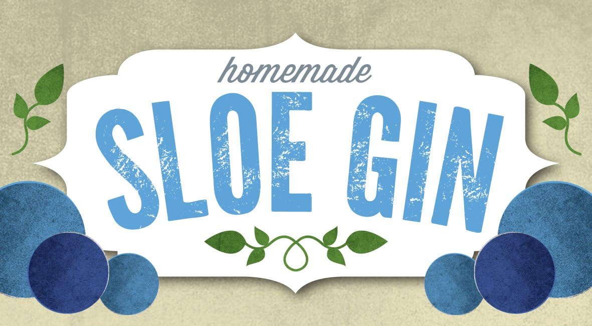 Nutley's Sloe Gin Labels Berries (Pack of 12)