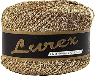 Creativ Gold Glitter Yarn 25g – Metallic Yarn for Knitting, Crochet Ki...