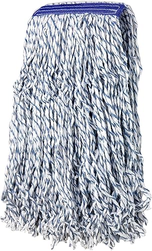 KLEEN HANDLER Trapeador con acabado de extremo cortado, diadema universal de 1.25 pulgadas, trapeador de acabado de máxima absorción, paquete de 1