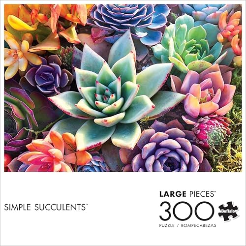 Miniatura 3 de Buffalo Games - James Mertke - Suculentas simples - Rompecabezas de 300 piezas para adultos - Rompecabezas desafiante perfecto para noches de juego