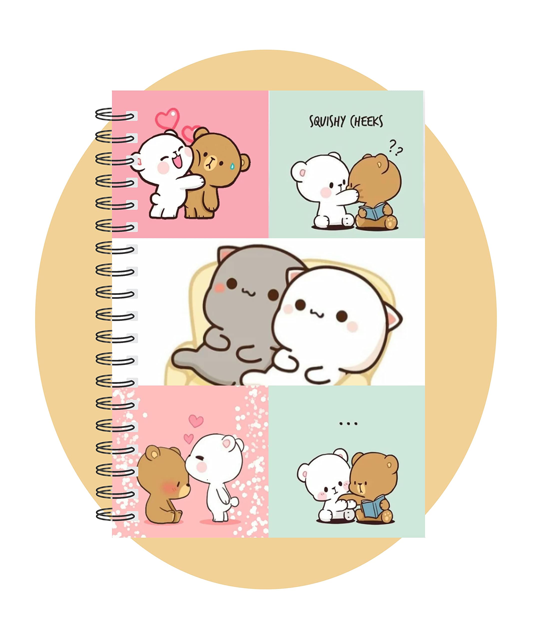 CRAFT MANIACS Milk & Mocha Themed HI Quality 160 Ruled Pages Diary | Best Gift for Milk & Mocha Lovers