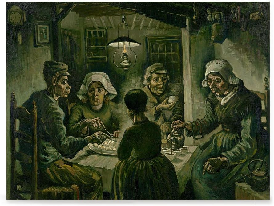 Vincent Van Gogh Art Reproduction Posters - Poster Printing - Wall Art Print for Home Office Decor - Trees and Undergrowth - 24X18 Inches