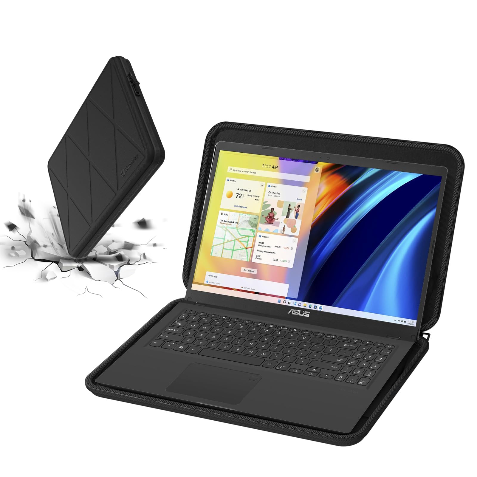 Smatree Hard EVA Protective Sleeve for 15.6 inch ASUS Vivobook 15 K513/M1502, for 15.6 inch Vivobook S 15 S533/M3502, for Vivobook-Pro 15 OLED M6500/