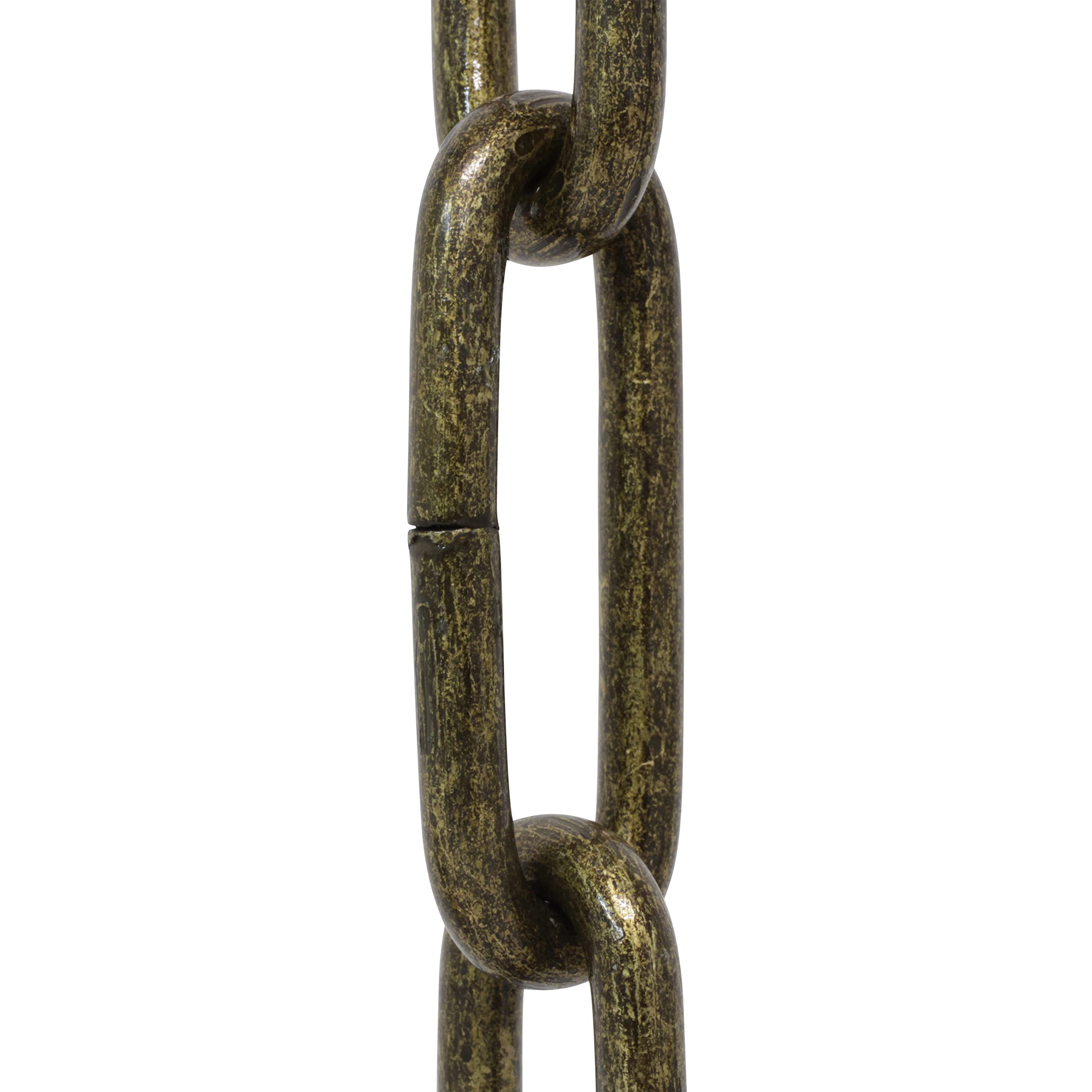 RCH Hardware CH-S59-395-AB-3 Steel Chandelier Chain, Antique Brass (3 Feet)