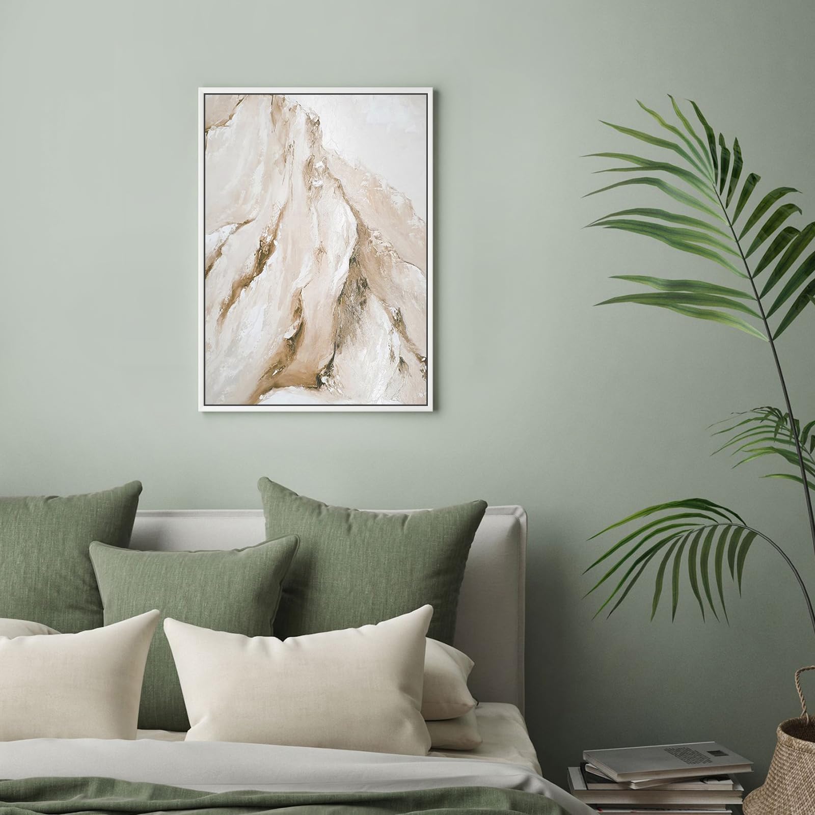 Marco para juntas de sombra, marco para cuadros de 30 x 40 cm, marco blanco con 2,3 cm de profundidad para retratos de paisaje, decoración de salón, sin cristal ni pared posterior