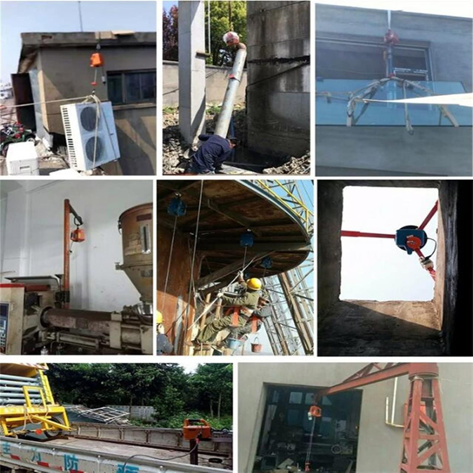 Wciągarka Elektryczna Przenośna 500 Kg, Wciągarka Ręczna, Blok Trakcyjny, Elektryczny Podnośnik Linowy Ze Stali Nierdzewnej, Lina Holownicza Ze Stali Manganowej, Ręczna