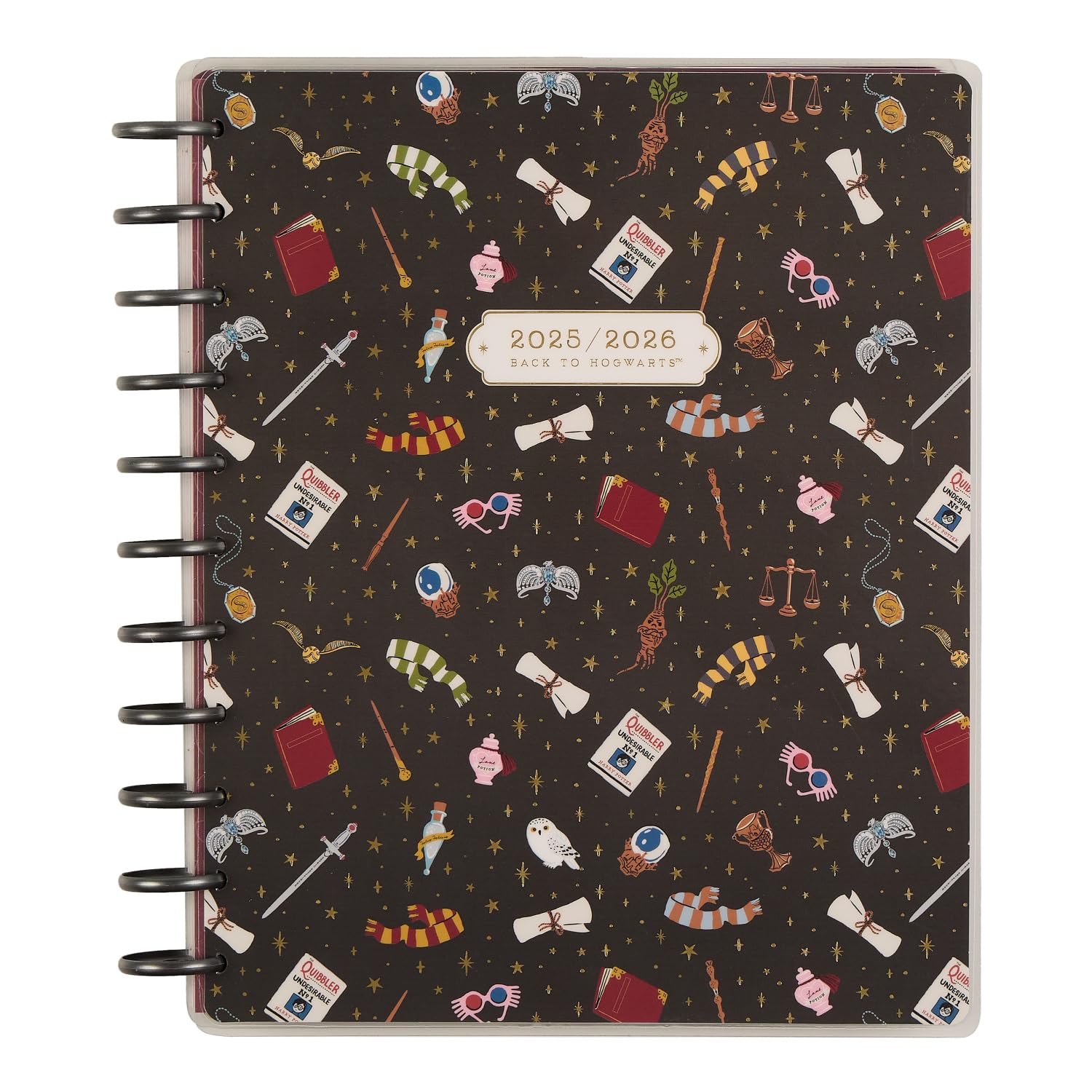 Happy Planner Harry Potter Disc-Bound 12-Month July 2025–June 2026 Planner, Big Size, Student Layout, Back to Hogwarts