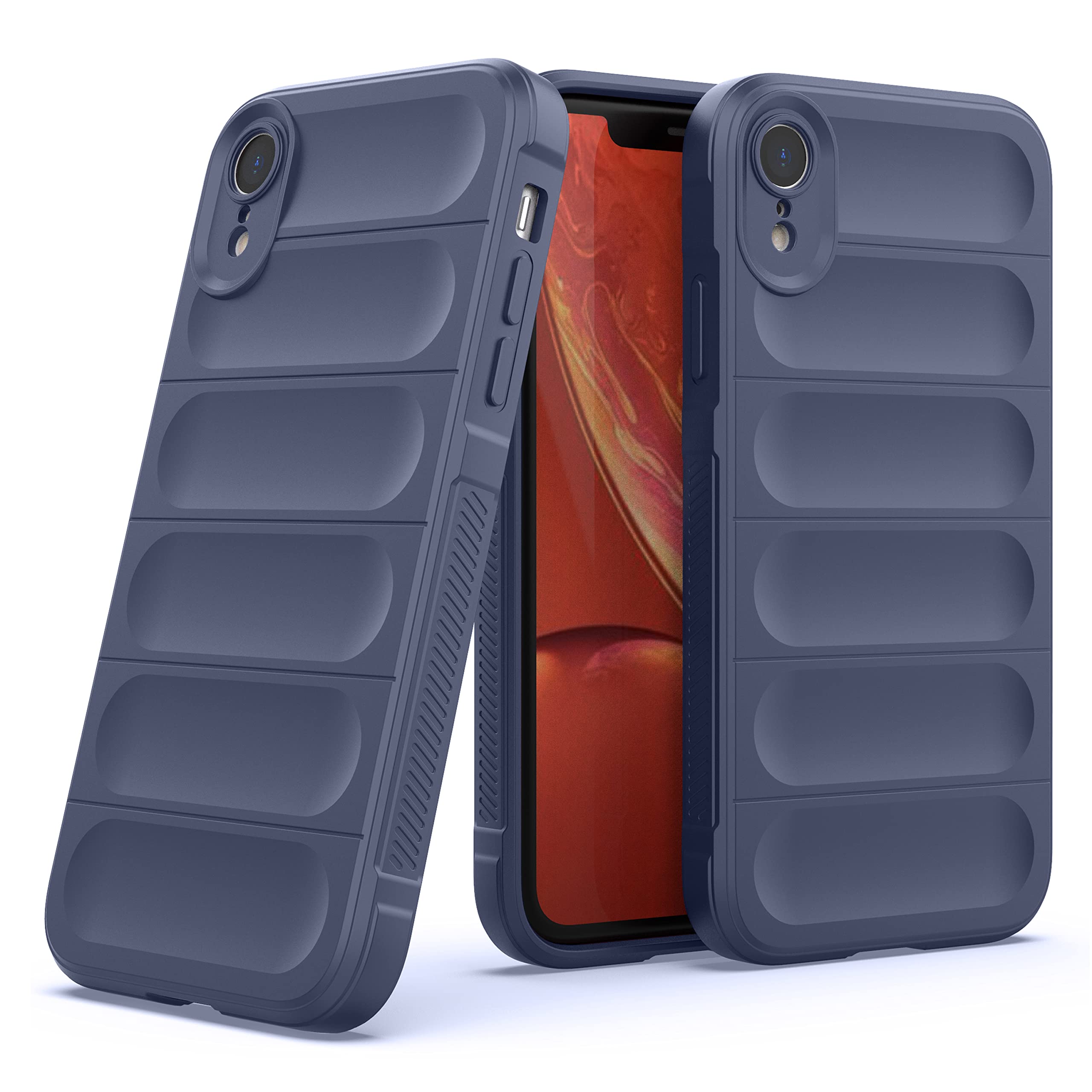 Amazon Brand - Solimo Silicone Mobile Cover for Apple iPhone Xr (Silicon_Sapphire) (B0BG1VNGWF) Amazon Price History, Amazon Price Tracker