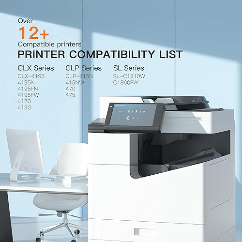 Miniatura 4 de E-Z Ink Cartucho de tóner de repuesto compatible para Samsung 504 504S CLT-K504S CLT-504S CLT-M504S CLT-C504S CLT-Y504S para usar con bandeja de