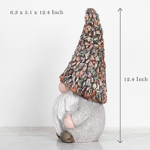 Miniatura 9 de Oinas Estatua de gnomo de jardín, decoración de jardín, patio, gnomo, decoración de jardín, letrero de bienvenida, estatua de gnomo, madera, piedra,