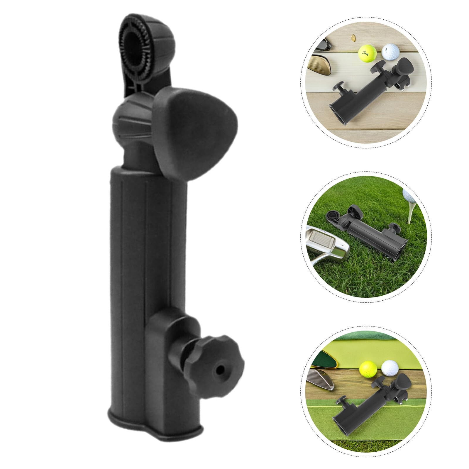 Kisangel 2 Stück Pack Verstellbare Schirmhalterung aus Robustem Material für Golftrolleys Kinderwagen und Strandstühle Universelle Schirmklemme für Outdoor Einsätze