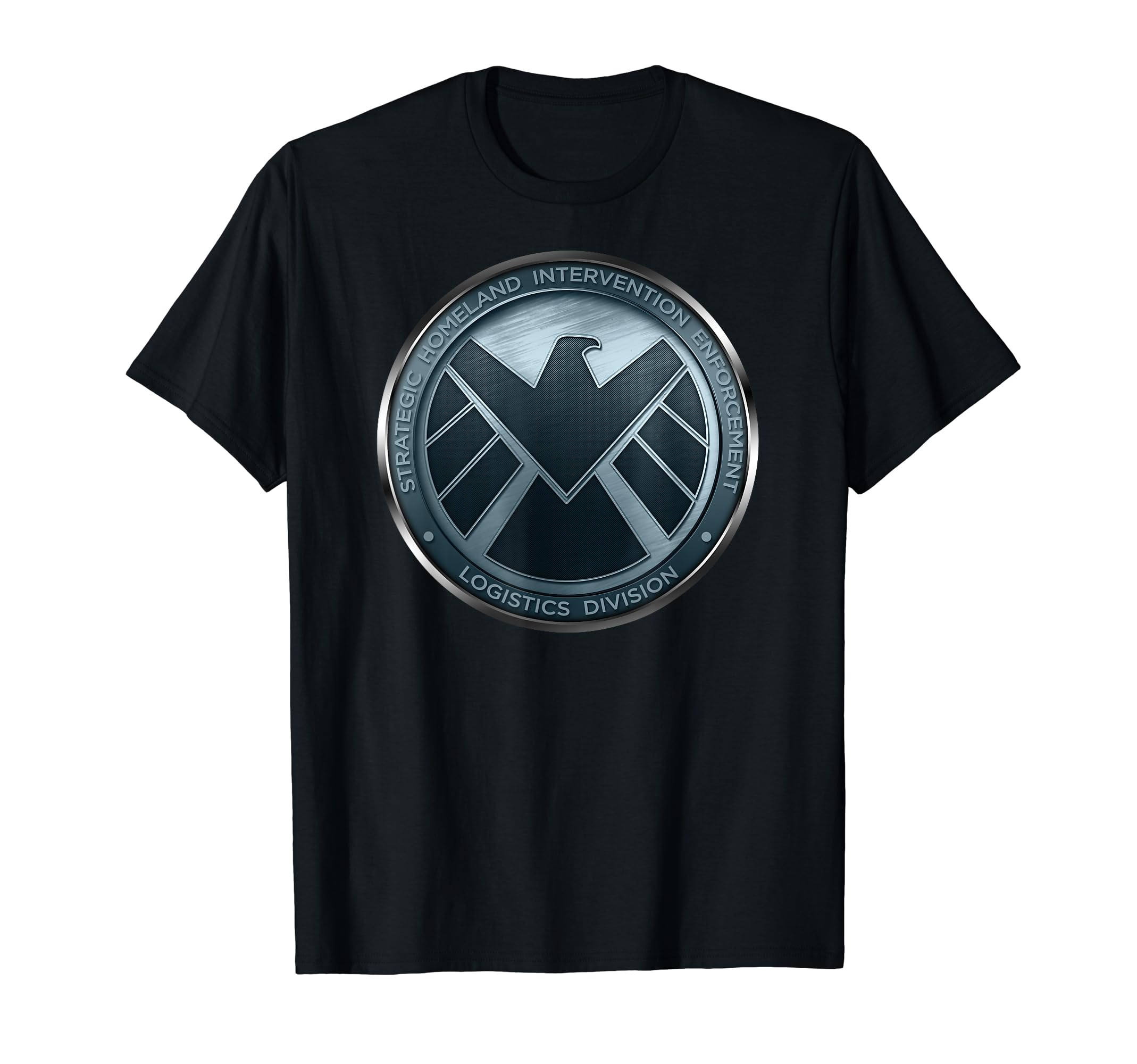 Marvel Agents of S.H.I.E.L.D. Eagle Shimmer Badge T-Shirt