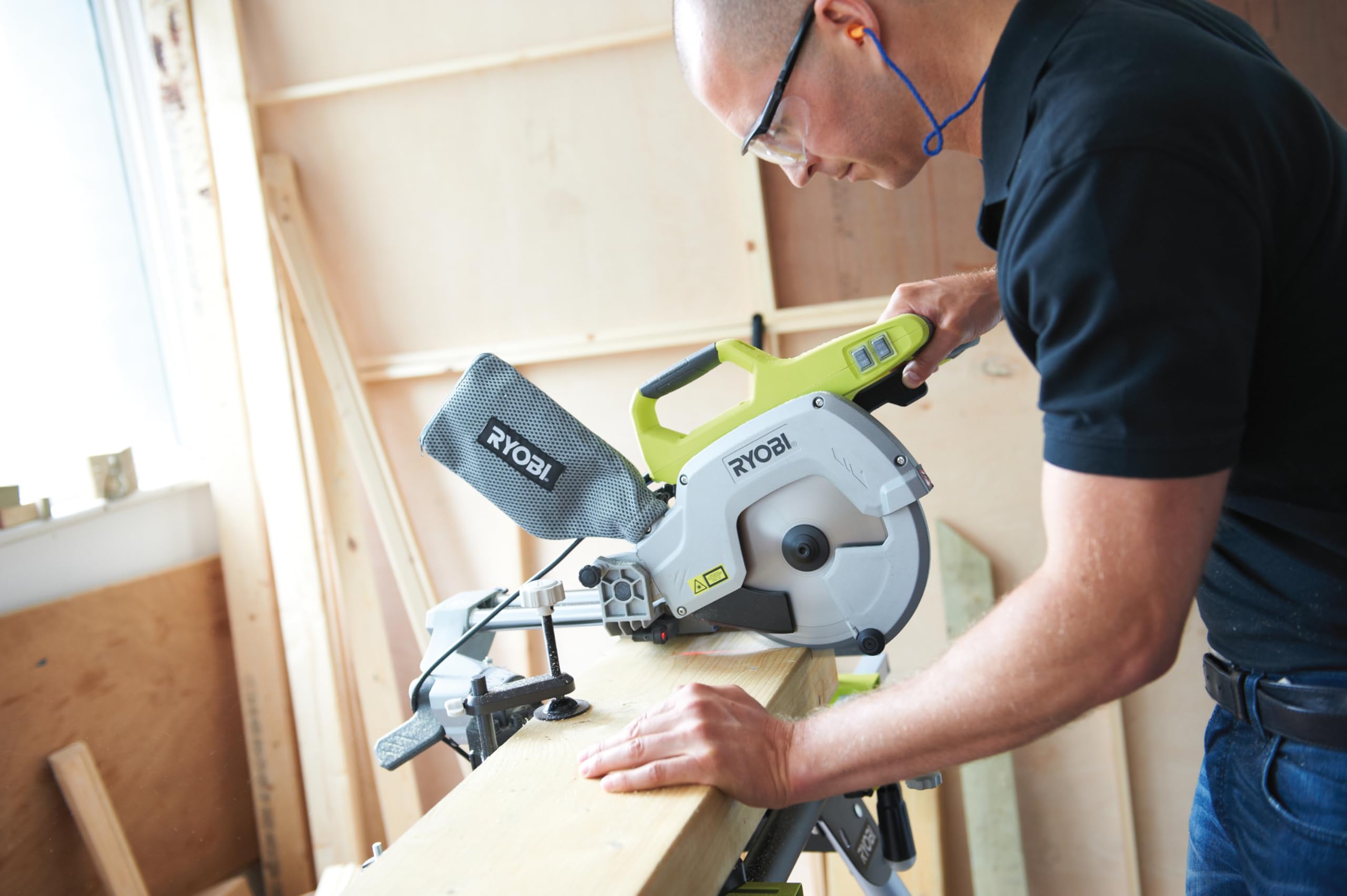 RYOBI Podstawa piły ukośnej RLS02, pasuje do piły ukośnej EMS254L, EMS216L, EMS190DCL, EMS2026SCLHG
