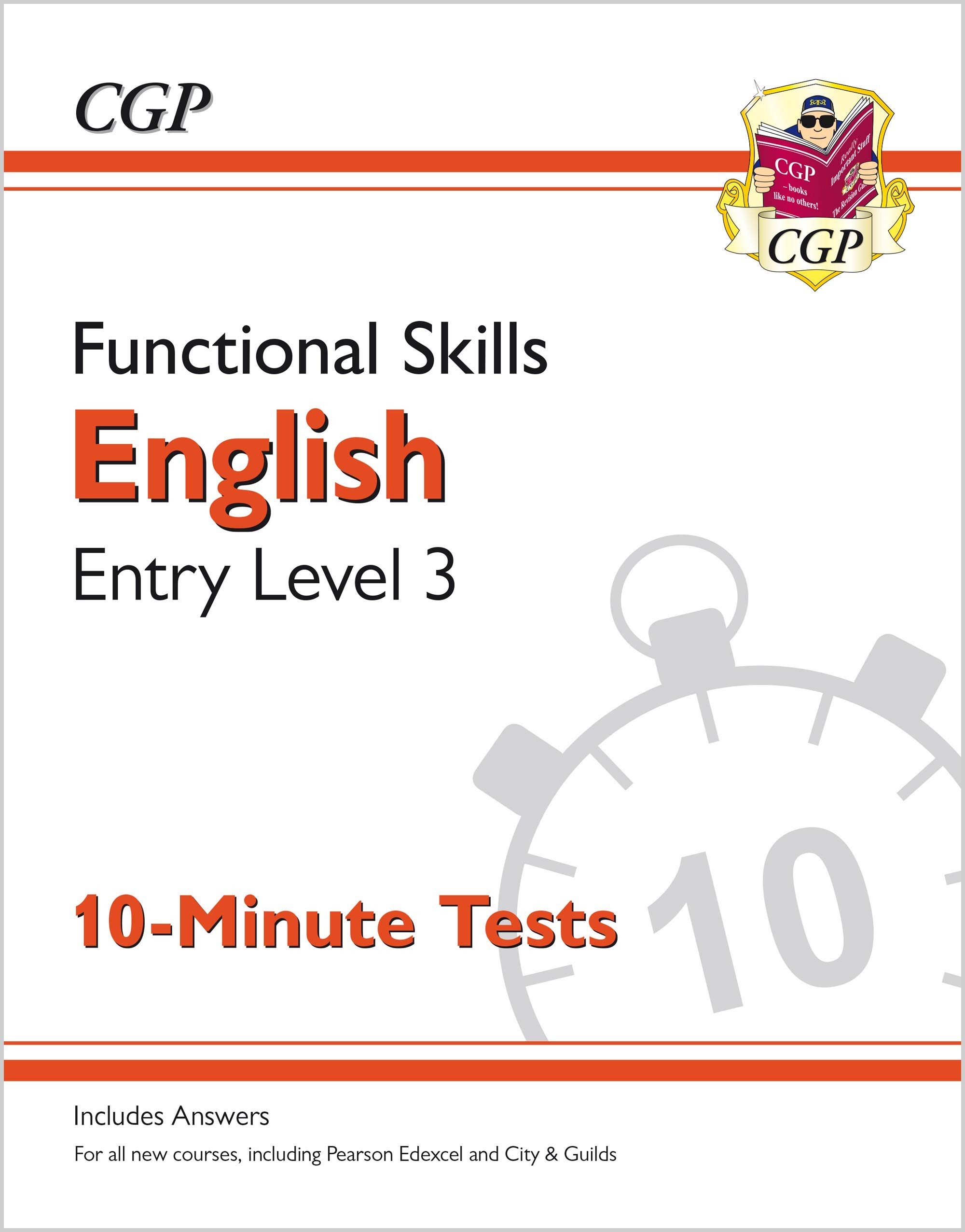 Coordination Group Publications Ltd (CGP) Functional Skills English Entry Level 3 - 10 Minute Tests