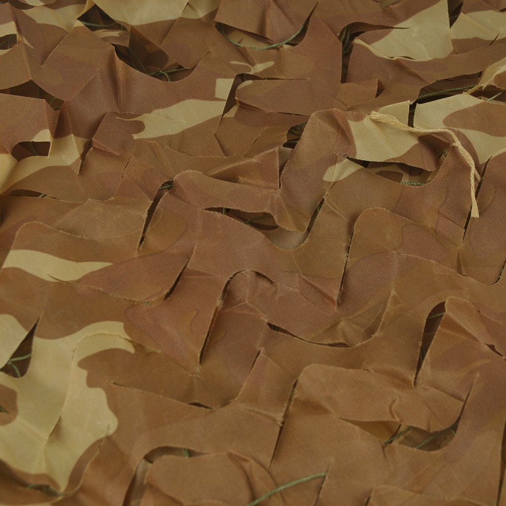 Oudini Desert Camo Camouflanetting, Camouflawoodland Netting Camo Netting For Sunshade Hunting Shooting Camping/Desert Camo/2 * 4M(6.6 * 13Ft)