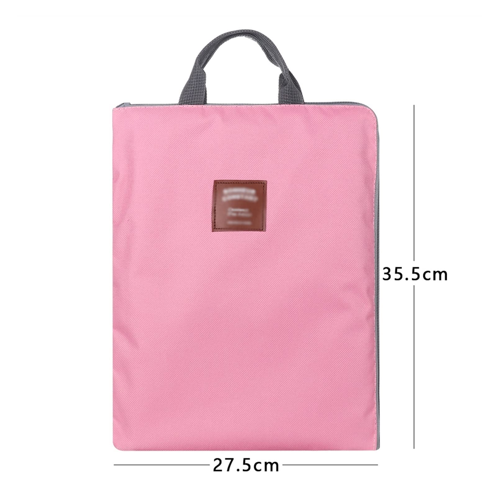 Enveloppes de classement A4 Taille Double Calques Fichiers Sac Oxford Tissu Big Capacité Dossier de fichier imperméable avec poignée Zipper Toile Livre d'entreprise Dossiers en plastique (Color : A1