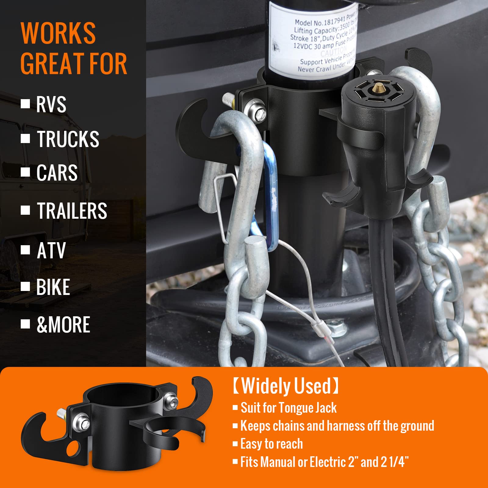 Towing Organizer 7WAY Hitch Tightener For Plug Protector