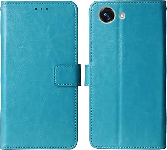 Premium Flip Leather Case Phone Cover for Bluefox NX1 4" Business Folio Protector Protection Wallet Stand Card Slots Blue