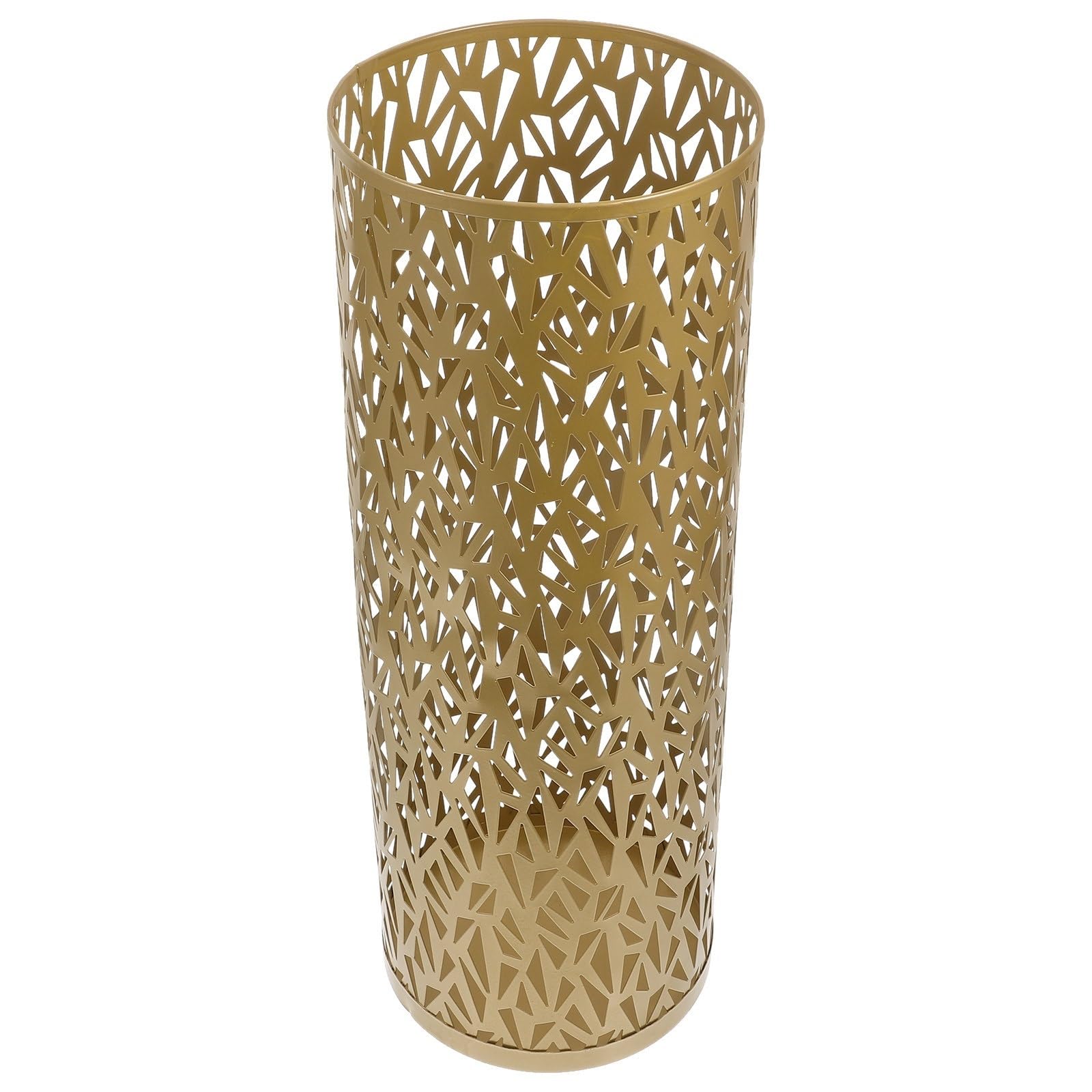 PSNKLMM Metal Umbrella Holder Bin Round Freestanding Stand For Entryway Indoor Storage Rack Decorative Flower Vase