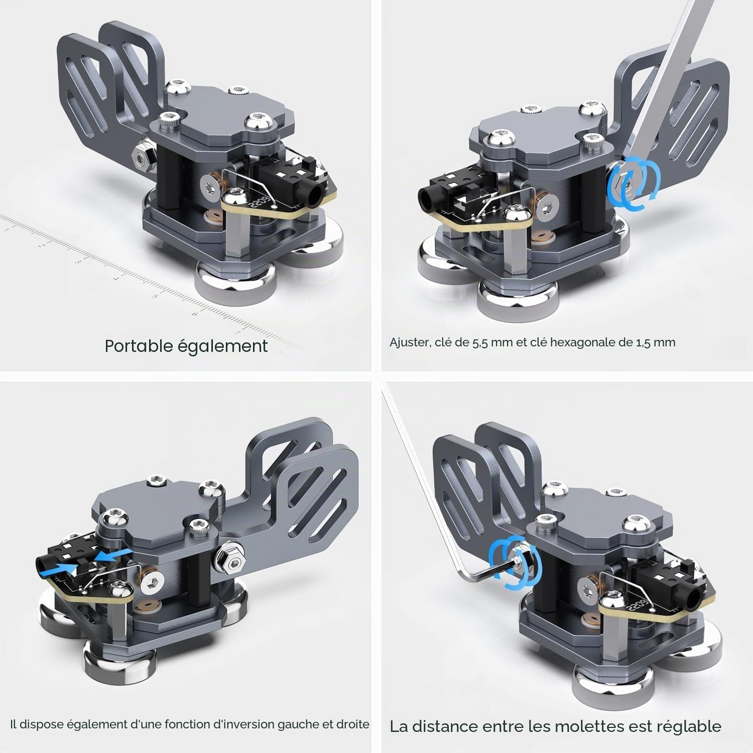 Putikeeg CW Clé Morse,clé télégraphique CW Keyers,télégraphe clé,clé Morse,Pagaie Double clé Morse,Transmetteur de Code Morse,Machine à Code Morse Clé,manipulateur Morse (Grey)