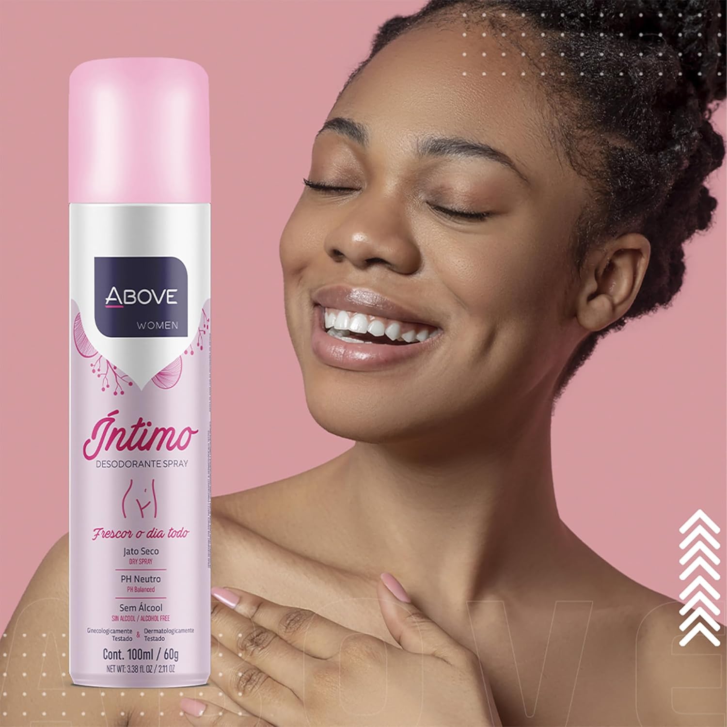 ABOVE Intimo Deodorant Spray, 2.11 oz - pH Balanced - Feminine Deodorant Spray - Benzene-Free and Alcohol-Free - Dry Spray - Vegan and Cruelty-Free - Image 5