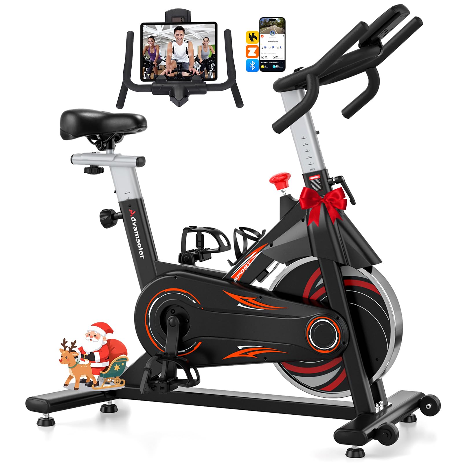 mountainbike als hometrainer Advamsoler Heimtrainer Fahrrad Leises Ergometer Fahrrad mit LCD-Monitor & Tablet-Halter, Indoor Cycling Spinning Bike für Kardiotraining zu Hause Sport & Freizeit Color:CW-354DA Fox Racing Launches Three Category:E Bike_Enviolo Trekking  380%  6 Bolt  135mm